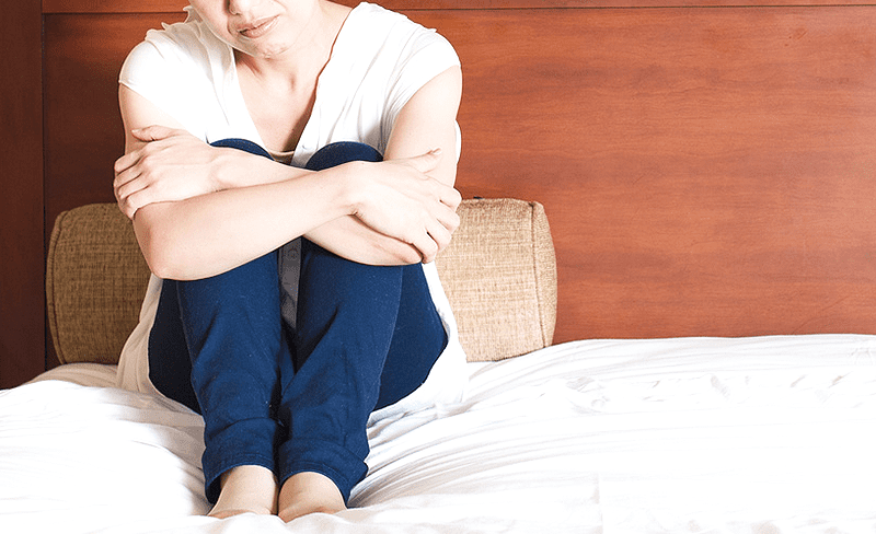 生理不順で悩む女性