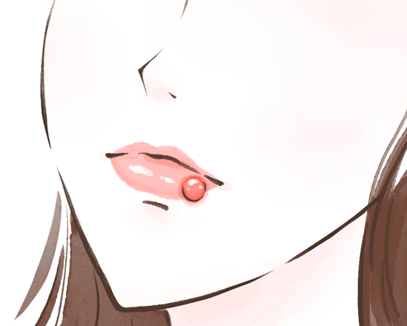 ヘルペス性口内炎のイメージ